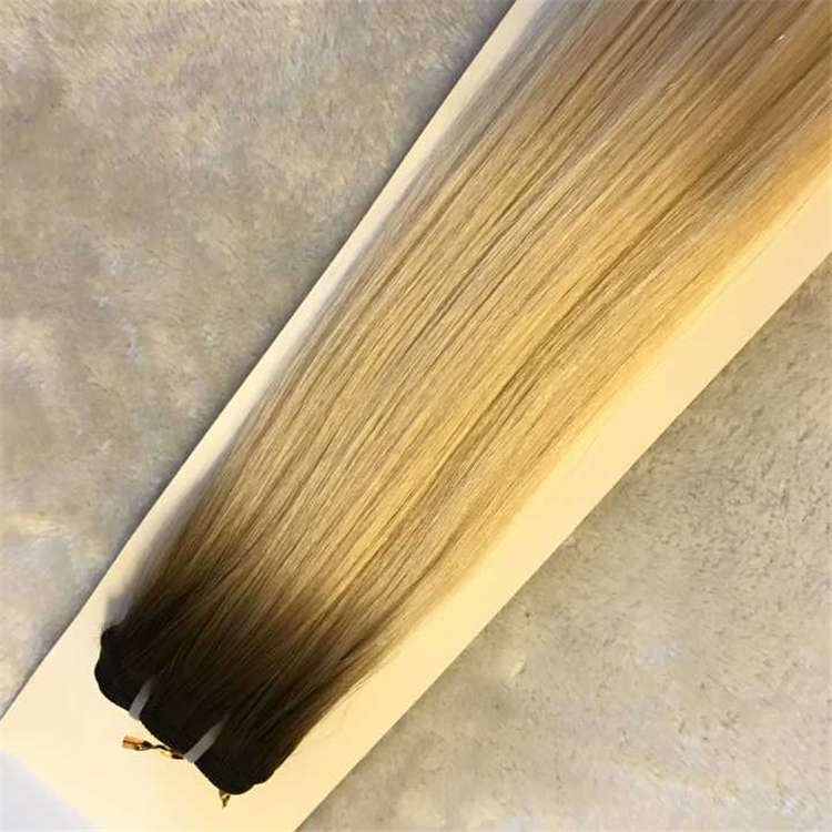 T color platinum bolonde hair weft #4/60A H50